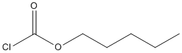 Pentyl Chloroformate Structure